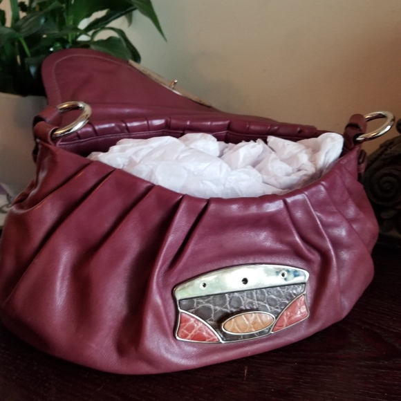 Prada croc leather baguette bag - Picture 4 of 14